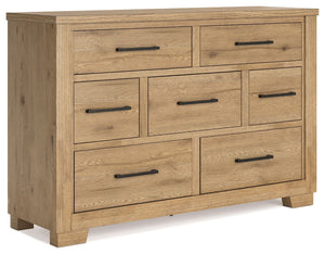 Galliden - Light Brown - 5 Pc. - Dresser