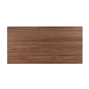 Thea - 70## Rectangular Dining Table With 6 Chairs - Brown / Black