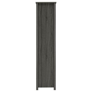Dylan - 4-Shelf Storage Bookshelf - Weathered Gray