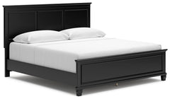 The casual design of this king panel bed introduces a time-honored look to your restful retreat. The beautifully crafted piece is built to last, with distinctive framing that gives its headboard and footboard brilliant dimension. Whether your personal aes