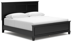 The casual design of this king panel bed introduces a time-honored look to your restful retreat. The beautifully crafted piece is built to last, with distinctive framing that gives its headboard and footboard brilliant dimension. Whether your personal aes