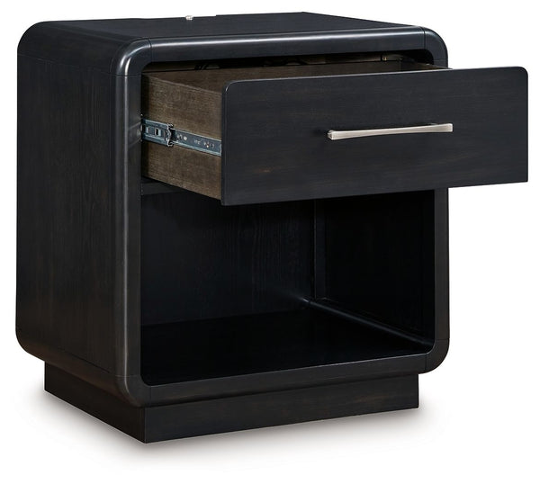 Rowanbeck - Gray / Black - 6 Pc. - Dresser
