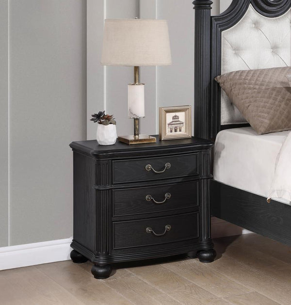  featuring three spacious drawers to keep your essentials organized. The top drawer
