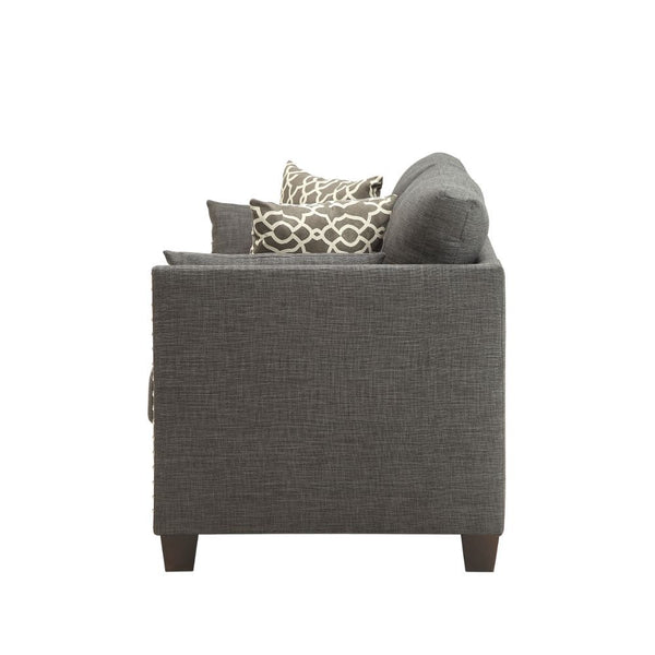  Nailhead Trim (Armrest/Base) Loose Back & Seat Cushion (3+3) Backrest Style: Cushion Seat Construction: Pocket Coil