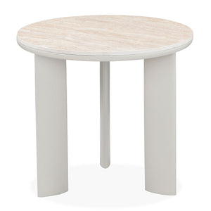 Ingram - End Table - Sintered Stone & Light Gray Finish