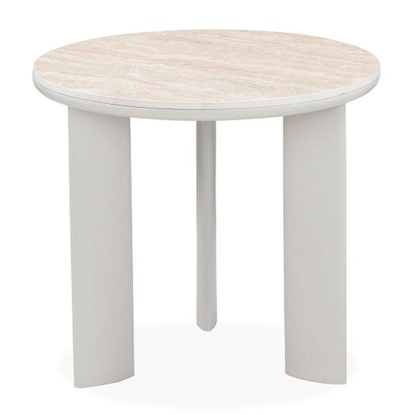 Ingram - End Table - Sintered Stone & Light Gray Finish