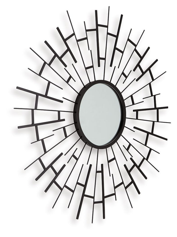 Garrenworth - Black - Accent Mirror