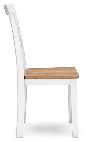 Gesthaven - Natural / White - Dining Room Side Chair (Set of 2)