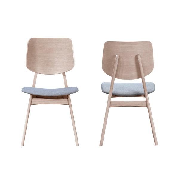 Oscar - Wood Back Chair (Set of 2) - White Ash