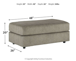 Soletren - Ash - Oversized Accent Ottoman