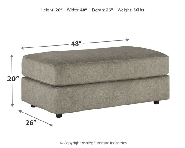 Soletren - Ash - Oversized Accent Ottoman