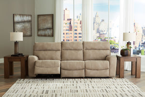 Next-Gen Durapella - Sand - 3-Piece Power Reclining Sectional Sofa