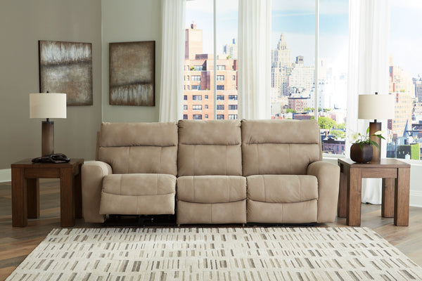 Next-Gen Durapella - Sand - 3-Piece Power Reclining Sectional Sofa