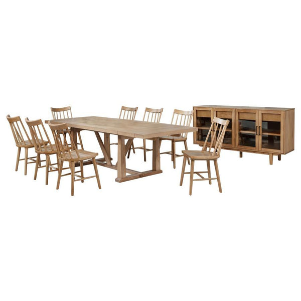  it provides ample space for both everyday meals and larger gatherings. Comple