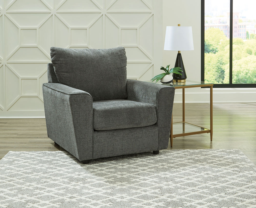 Whatâ€™s new in neutrals? Shades of gray, of course. Embrace the sophisticated design trend with this gorgeous living room group that offers a clean-lined, contemporary style at a comfortably cool price. Sure to lift your spirits, the plush chenille fabri