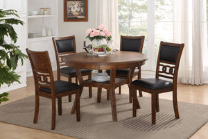 Gia - Bench - Brown - Faux Leather