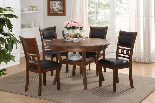 Gia - Bench - Brown - Faux Leather