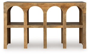  this piece delivers space to show off decor on top and rest a few 