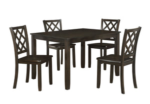  making it an excellent choice for any dining space. This set includes one dining table and four chairs