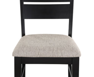 Mathis - 5 Piece Dining Room Set - Black / Gray