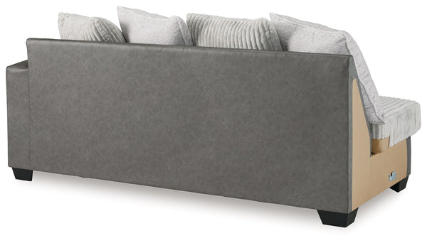 Clairette Court - Alloy - Raf Sofa