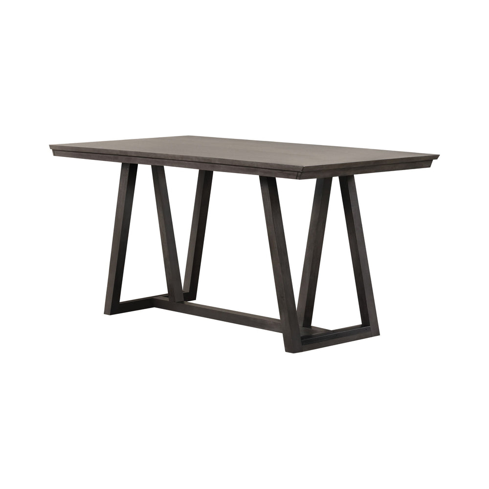 The High Line Trestle Counter Table in Coffee Brown combines durability, style, and versatility. Expertly crafted from solid Acacia and Rubberwood, along with high-quality manufactured woods and Birch veneers, this counter table ensures lasting durability