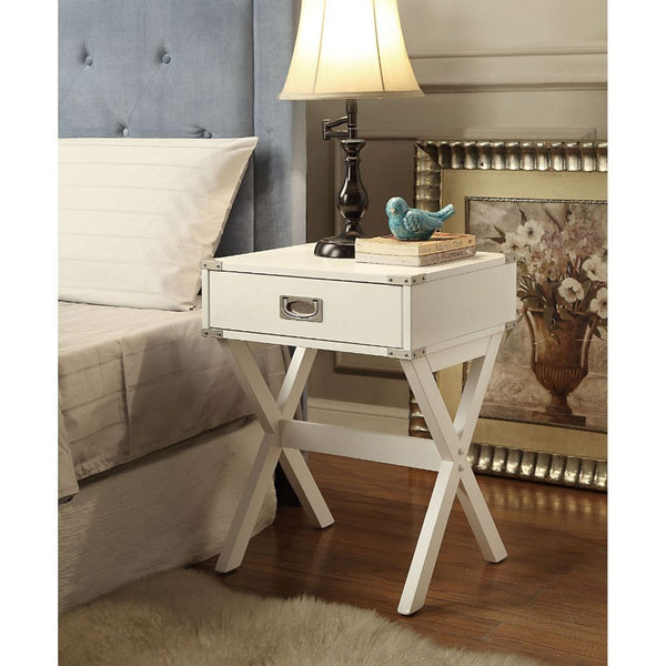 Babs - End Table - White