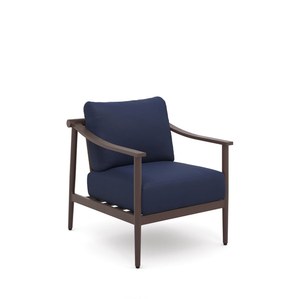Moana - 4 Piece Outdoor Set (Sofa & 2 Club Chairs & Coffee Table) - Blue