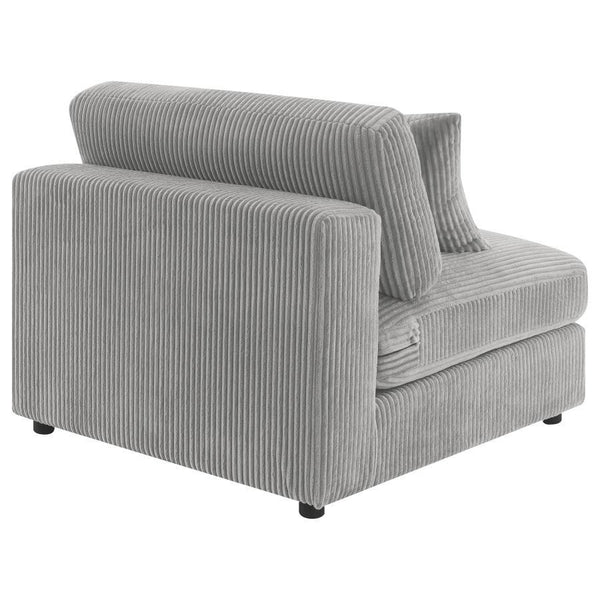 Blaine - Upholstered Armless Chair - Fog