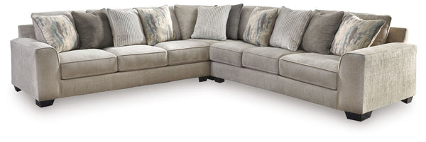  clean-lined styleâ€”loaded with sumptuous comfortâ€”with this sectional. Plush and posh