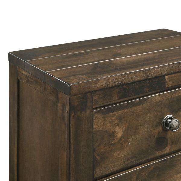  this nightstand showcases an eco-friendly ethos. The naturally timeworn appe