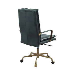 Tinzud - Office Chair - Dark Green Finish