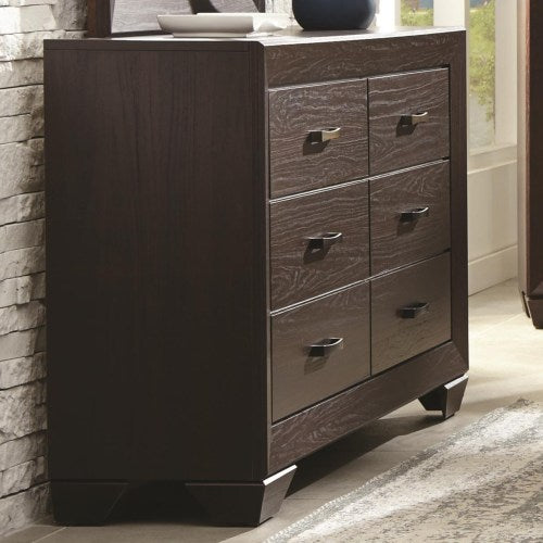 Fenbrook Transitional Six Drawer Dresser