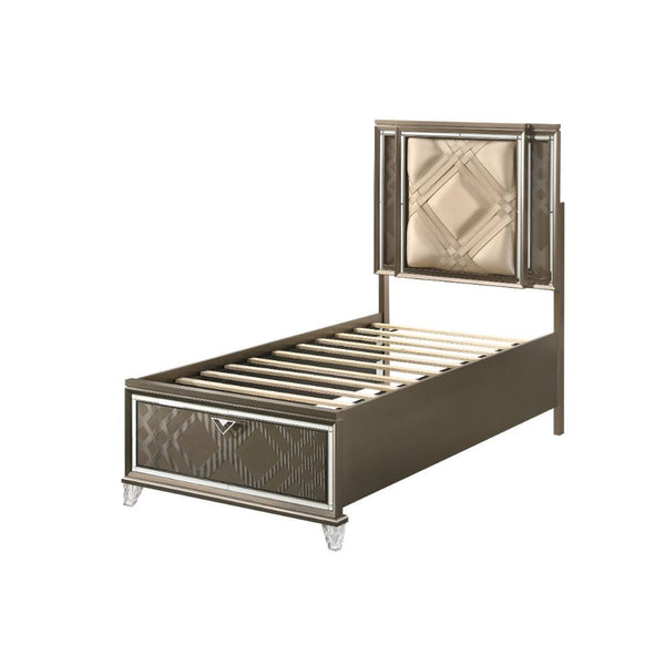 Skylar - Twin Bed - Led