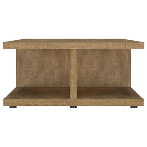 Cortona - Square Engineered Wood Cocktail Coffee Table - Mango