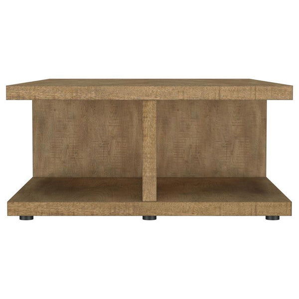 Cortona - Square Engineered Wood Cocktail Coffee Table - Mango