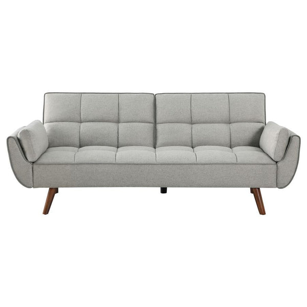 Caufield - Upholstered Tufted Convertible Sofa Bed - Gray