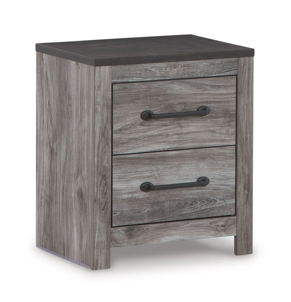Bronyan - Dark Gray - King Panel Bed - 6 Pc. - Dresser