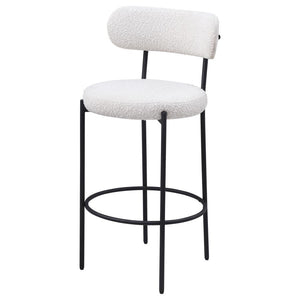 Viola - Boucle Upholstered Bar Chair (Set of 2) - Cream
