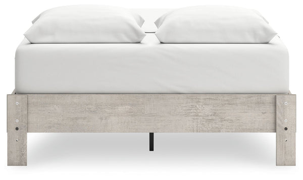 Shawburn - Whitewash - Platform Queen Bed