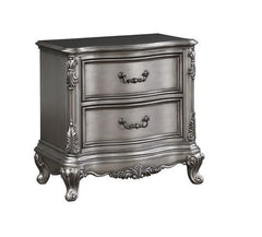 Create the feel of a European chateau in your bedroom with the Ausonia collection. Gathering inspiration from vintage Rococo design, featuring intricate carvings that embody the period. The wingback headboard is a classic design is accented with crystal-l
