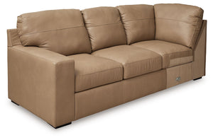  you can outfit your home in ultra-sleek style. Genuine leather upholstery on the interior provides the richly refined look and feel you love without breaking the bank. Clean-lined arms po