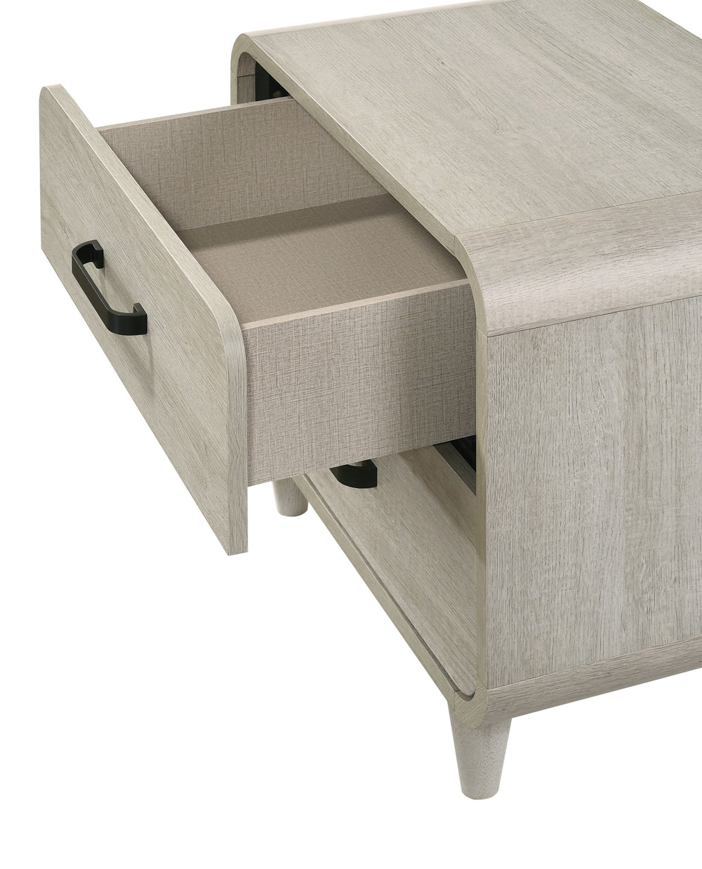Transform your bedroom into a serene retreat with this contemporary ensemble, where modern sophistication meets luxurious comfort. Featuring sleek lines and a neutral palette, this group exudes elegance and versatility, perfect for any home decor. The cen