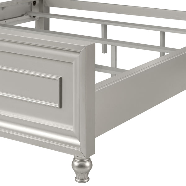 Reflections - 6/6 Eastern King Bed - Silver