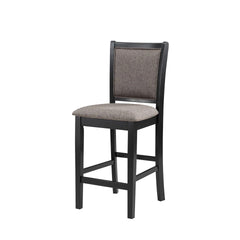 The Potomac Wood Counter Dining Chairs, offered as a set of two, combine expert craftsmanship with sophisticated design, making them a stylish addition to any dining space. Crafted from solid Rubberwood, these chairs are built for durability and timeless 