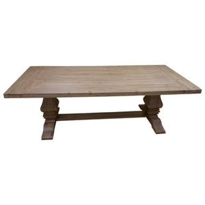 Florence Rectangular Double Pedestal Dining Table