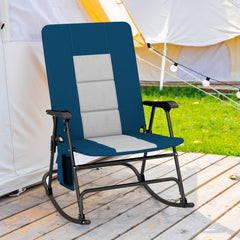 Â The 24â€ extra-wide seat offers ample room for you to sit back and relax<br>Â Ensure stable and reliable support with q sturdy metal frame<br>Â Hold up to 500 lbs strong loading capacity for most users<br>Â The smooth rocking motion provides you with u