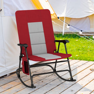 Â The 24â€ extra-wide seat offers ample room for you to sit back and relax<br>Â Ensure stable and reliable support with q sturdy metal frame<br>Â Hold up to 500 lbs strong loading capacity for most users<br>Â The smooth rocking motion provides you with u