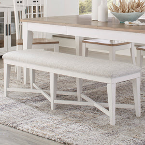 Americana Modern Dining 58 In. Upholstered Bench
