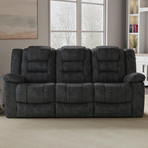 Bolton - Misty Storm Manual Reclining Sofa